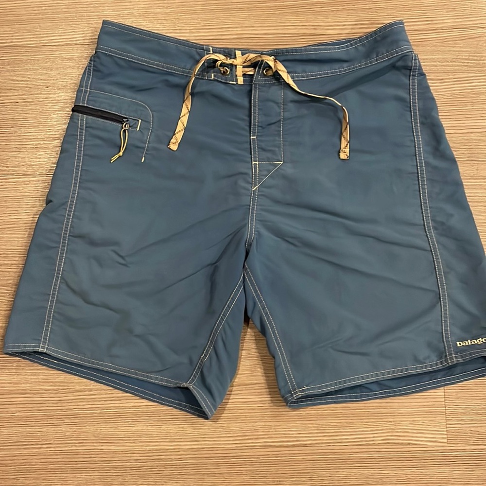 Patagonia board shorts.